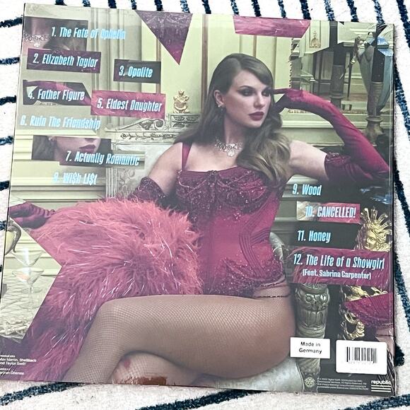 Taylor Swift Life of a Showgirl Vinyl Lakeside Beach Blue Variant NEW SEALED - Picture 3 of 3